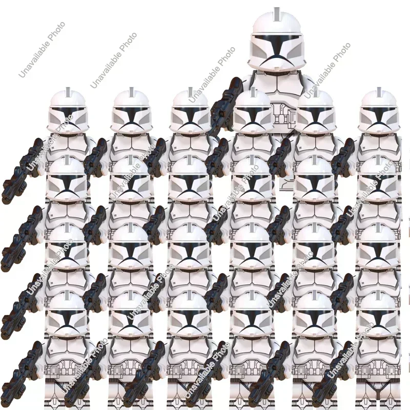 Lego Minifigure Holder - HEROCROSS 25개입 신형 클론 병사 501