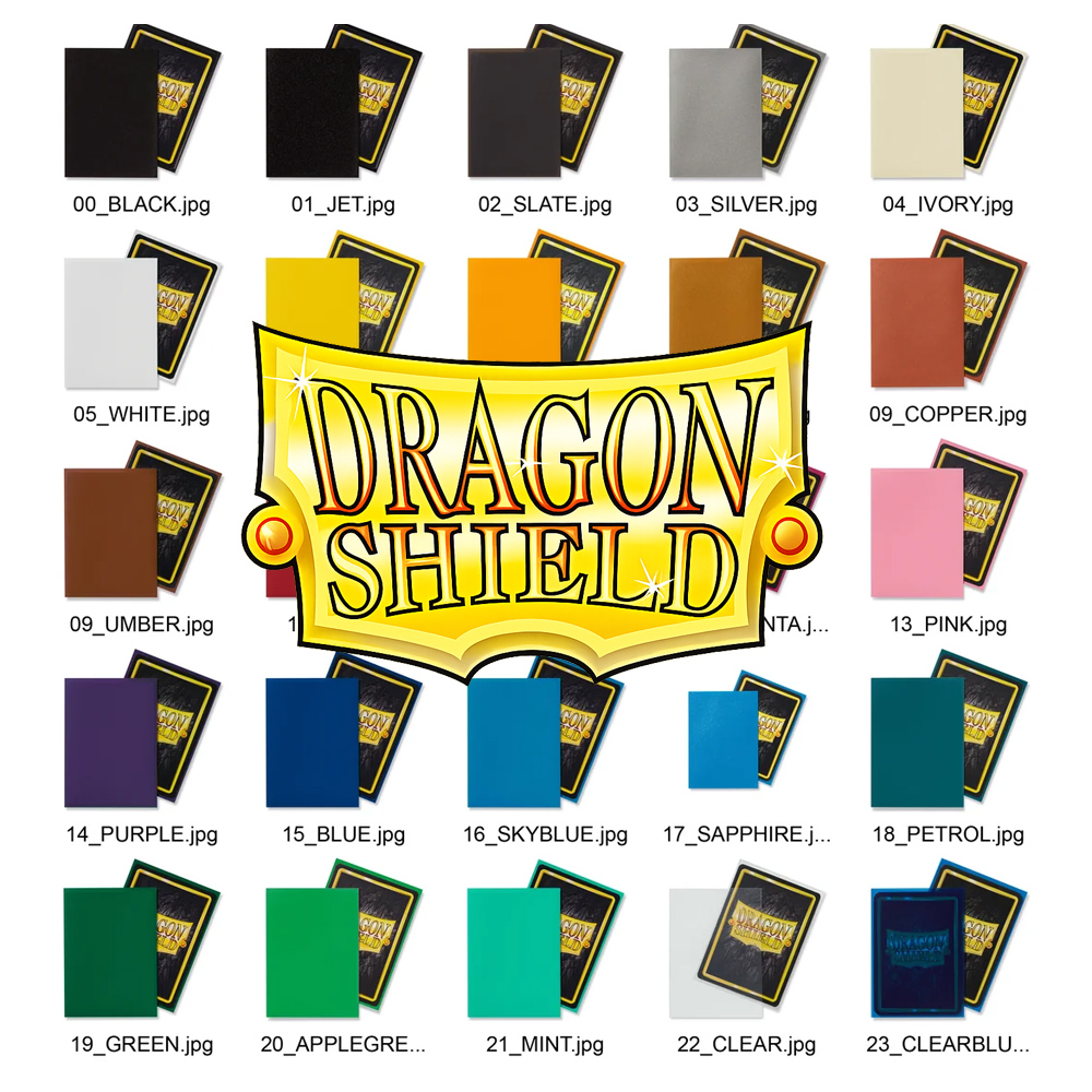 Card Penny Sleeve - 100PCS 드래곤 쉴드 무광 카드 슬리브