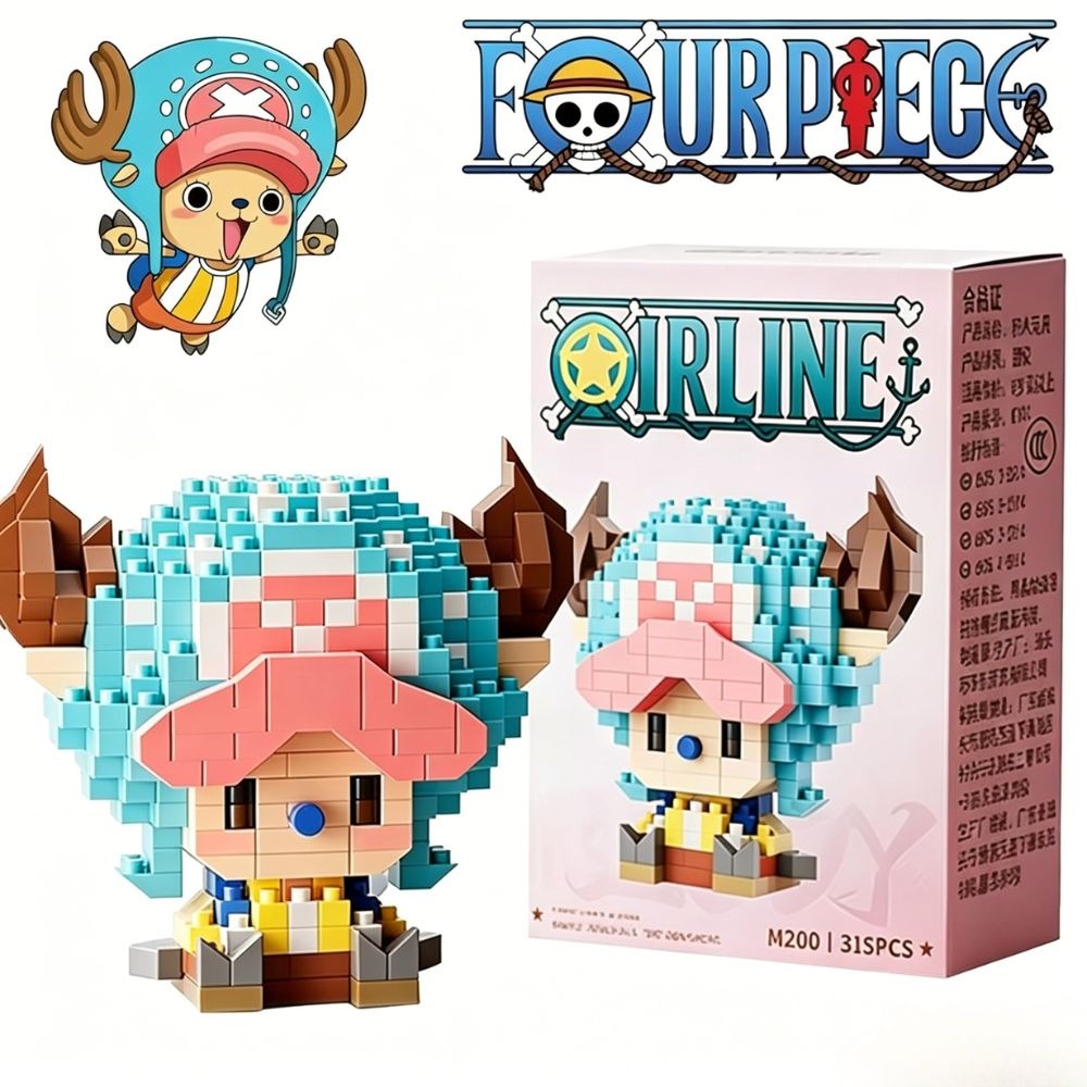 원피스, 태양신 니카, 루피, 초퍼, 에이스, 버기 - - Building Block Mini 리뷰 및 가격