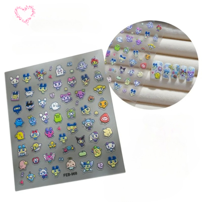 새로운 전자 애완동물 마마치 쿠키파치 3D 릴리프 네일 - Bandai Model Tamagotchi 리뷰 및 가격